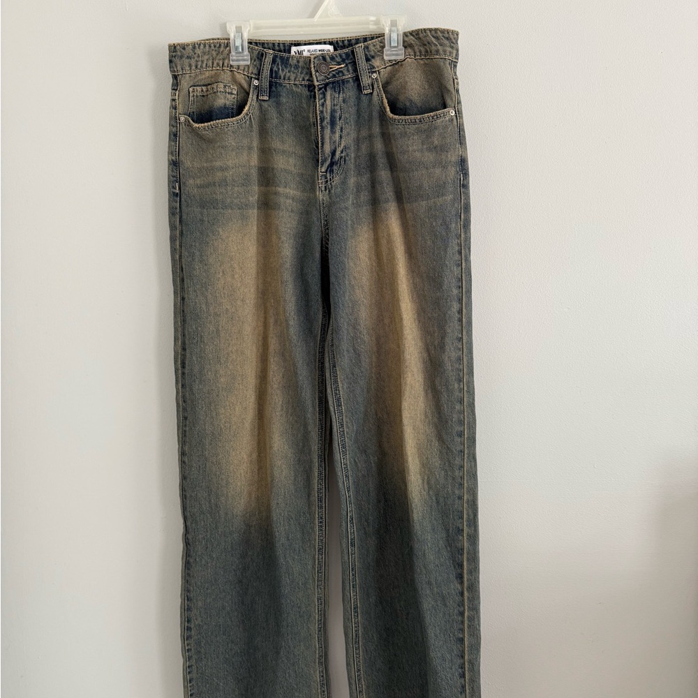 YMI Dirty Wash Straight Leg Mom Jeans - Picture 4 of 6